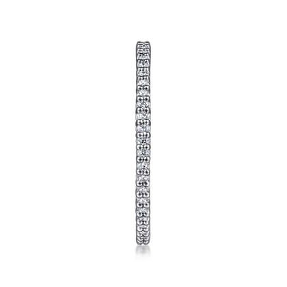 Basque - 14K White Gold Shared Prong Diamond Eternity Band