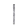 Eternity Band Wedding Ring in 14k White Gold with Round Natural Diamond at Gabriel & Co.