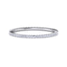 Eternity Band Wedding Ring in 14k White Gold with Round Natural Diamond at Gabriel & Co.