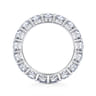 Eternity Band Wedding Ring in 14k White Gold with Round Natural Diamond at Gabriel & Co.