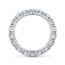 Eternity Band Wedding Ring in 14k White Gold with Round Natural Diamond at Gabriel & Co.