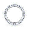 Eternity Band Wedding Ring in 14k White Gold with Round Natural Diamond at Gabriel & Co.