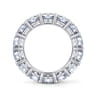 Eternity Band Wedding Ring in 14k White Gold with Round Natural Diamond at Gabriel & Co.