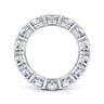 Eternity Band Wedding Ring in 14k White Gold with Round Natural Diamond at Gabriel & Co.