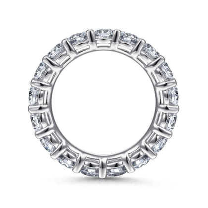 Basque - 14K White Gold Shared Prong Diamond Eternity Band