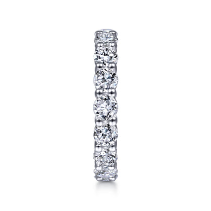 Basque - 14K White Gold Shared Prong Diamond Eternity Band