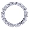 Eternity Band Wedding Ring in 14k White Gold with Round Natural Diamond at Gabriel & Co.