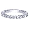 Eternity Band Wedding Ring in 14k White Gold with Round Natural Diamond at Gabriel & Co.