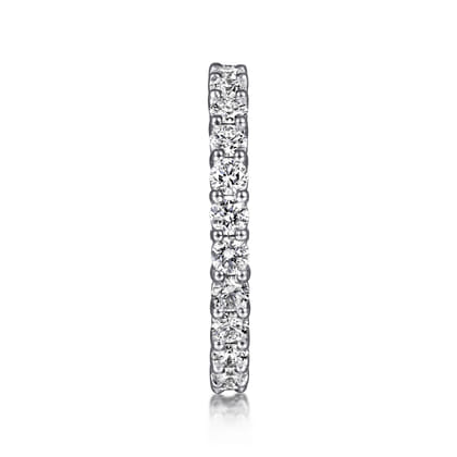 Basque - 14K White Gold Shared Prong Diamond Eternity Band