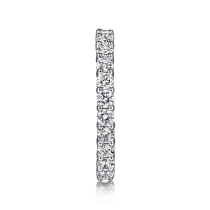 Basque - 14K White Gold Shared Prong Diamond Eternity Band