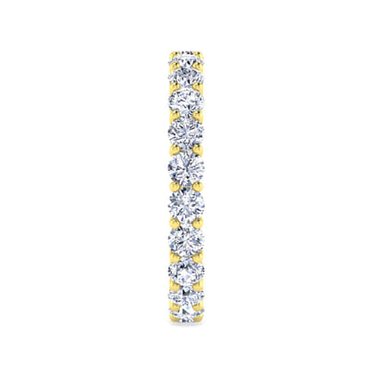 Basque - 14K Yellow Gold Shared Prong Diamond Eternity Band