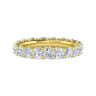 Eternity Band Wedding Ring in 14k Yellow Gold with Round Natural Diamond at Gabriel & Co.