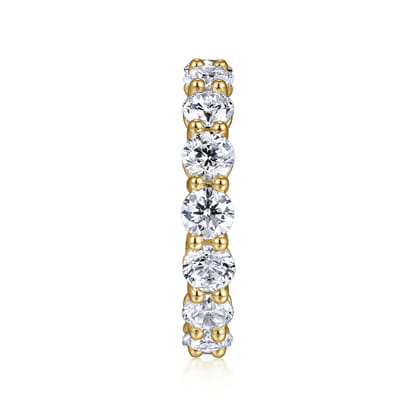 Basque - 14K Yellow Gold Shared Prong Diamond Eternity Band