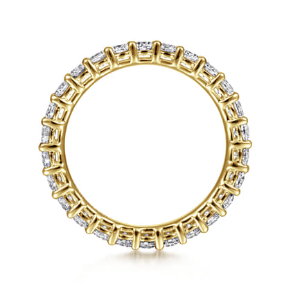 Basque - 14K Yellow Gold Shared Prong Diamond Eternity Band