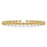 Beaded Bangle Bracelet Cuff 14K Yellow Gold Bujukan