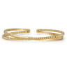 Beaded Bangle Bracelet Cuff 14K Yellow Gold Bujukan