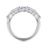 Straight Wedding Ring in 14k White Gold with  Natural Diamond at Gabriel & Co.