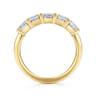 Straight Wedding Ring in 14k Yellow Gold with  Natural Diamond at Gabriel & Co.
