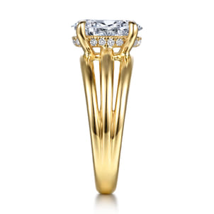 Bexley - 14K Yellow Gold Oval Diamond Engagement Ring
