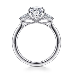 Boa - 14K White Gold Oval Diamond Engagement Ring