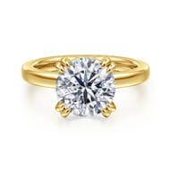 Brandi - 14K Yellow Gold Round Diamond Engagement Ring