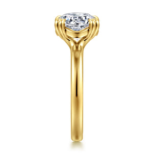 Brandi - 14K Yellow Gold Round Diamond Engagement Ring