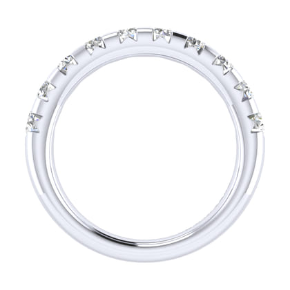 Brasilia - 14K White Gold Diamond Anniversary Band