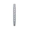 Eternity Band Wedding Ring in 14k White Gold with Round Natural Diamond at Gabriel & Co.