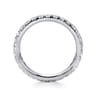 Eternity Band Wedding Ring in 14k White Gold with Round Natural Diamond at Gabriel & Co.