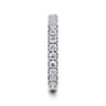 Eternity Band Wedding Ring in 14k White Gold with Round Natural Diamond at Gabriel & Co.