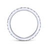 Eternity Band Wedding Ring in 14k White Gold with Round Natural Diamond at Gabriel & Co.
