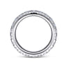 Eternity Band Wedding Ring in 14k White Gold with Round Natural Diamond at Gabriel & Co.