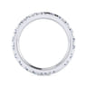 Eternity Band Wedding Ring in 14k White Gold with Round Natural Diamond at Gabriel & Co.