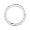 Eternity Band Wedding Ring in 14k White Gold with Round Natural Diamond at Gabriel & Co.