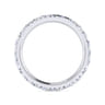 Eternity Band Wedding Ring in 14k White Gold with Round Natural Diamond at Gabriel & Co.
