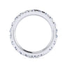 Eternity Band Wedding Ring in 14k White Gold with Round Natural Diamond at Gabriel & Co.