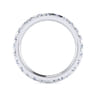 Eternity Band Wedding Ring in 14k White Gold with Round Natural Diamond at Gabriel & Co.