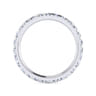 Eternity Band Wedding Ring in 14k White Gold with Round Natural Diamond at Gabriel & Co.