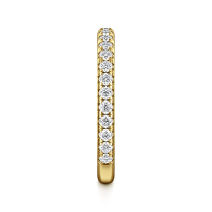 Brasilia - 14K Yellow Gold Diamond Anniversary Band