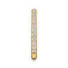 Straight Wedding Ring in 14k Yellow Gold with Round Natural Diamond at Gabriel & Co.