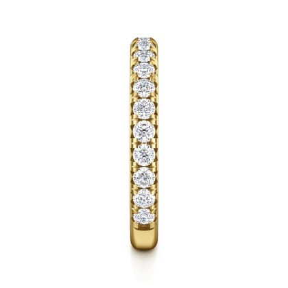 Brasilia - 14K Yellow Gold Diamond Anniversary Band