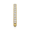 Straight Wedding Ring in 14k Yellow Gold with Round Natural Diamond at Gabriel & Co.