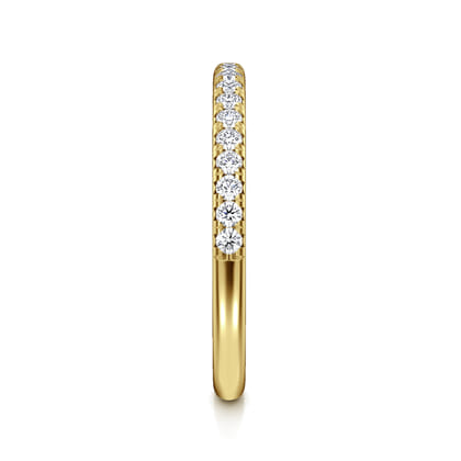 Brasilia - 14K Yellow Gold Diamond Anniversary Band