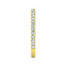 Straight Wedding Ring in 14k Yellow Gold with Round Natural Diamond at Gabriel & Co.
