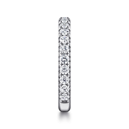 Brasilia - 14k White Gold Diamond Anniversary Band