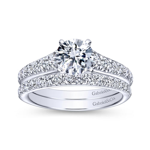 Bridget - Platinum Round Diamond Engagement Ring - 0.5 ct - Shot 4