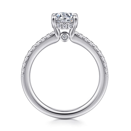 Broderick - Platinum Round Diamond Engagement Ring