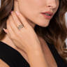 Bujukan Bold - 14K White  Yellow Gold Bujukan and Diamond Easy Stackable Ring - 0.6 ct