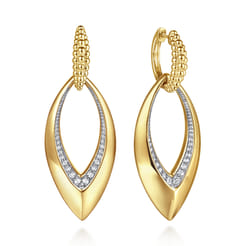 Bujukan-Bold---14K-Yellow-Gold-Bujukan-and-Diamond-Marquise-Huggie-Drop-Earrings1