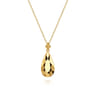 Bujukan Clover - Pendant Necklace Teardrop 14K Yellow Gold Bujukan